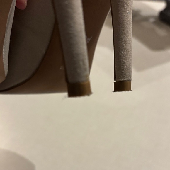 Aldo Women's light Tan sparkle tip stiletto Heels - Picture 5 of 10